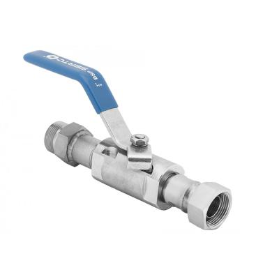 JULABO 截止閥 8 970 851，M24x1.5 內(nèi)螺紋 ~M24x1.5 外螺紋 , -60 ℃ ... +200 ℃